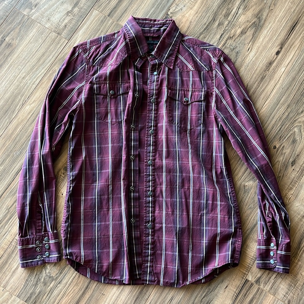 Long sleeve western style shirt